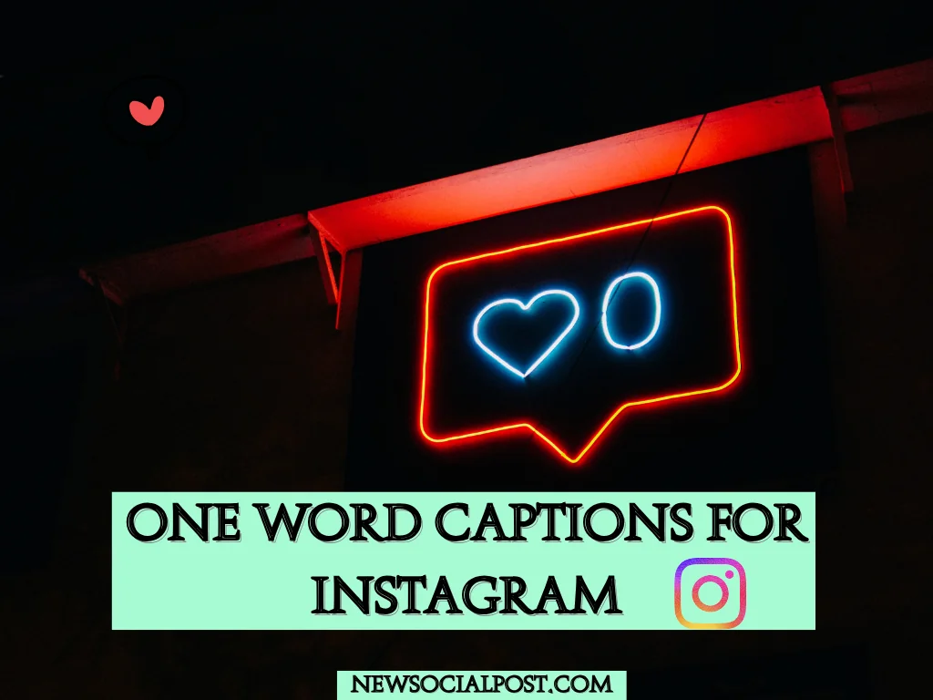 New One Word Captions for Instagram